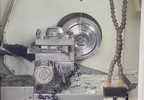 First and Second Turning by NC LATHE